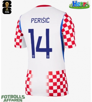 Kroatien Ivan Perisic #14 Hemmatröja VM 2026 Kortärmad